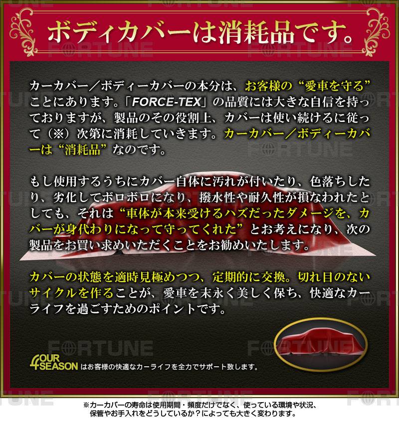 4層構造 カーカバー ボディーカバー ボディカバー 背の低い軽自動車用 ES2サイズ【キズがつかない裏生地】【黄砂/PM2.5/花粉】